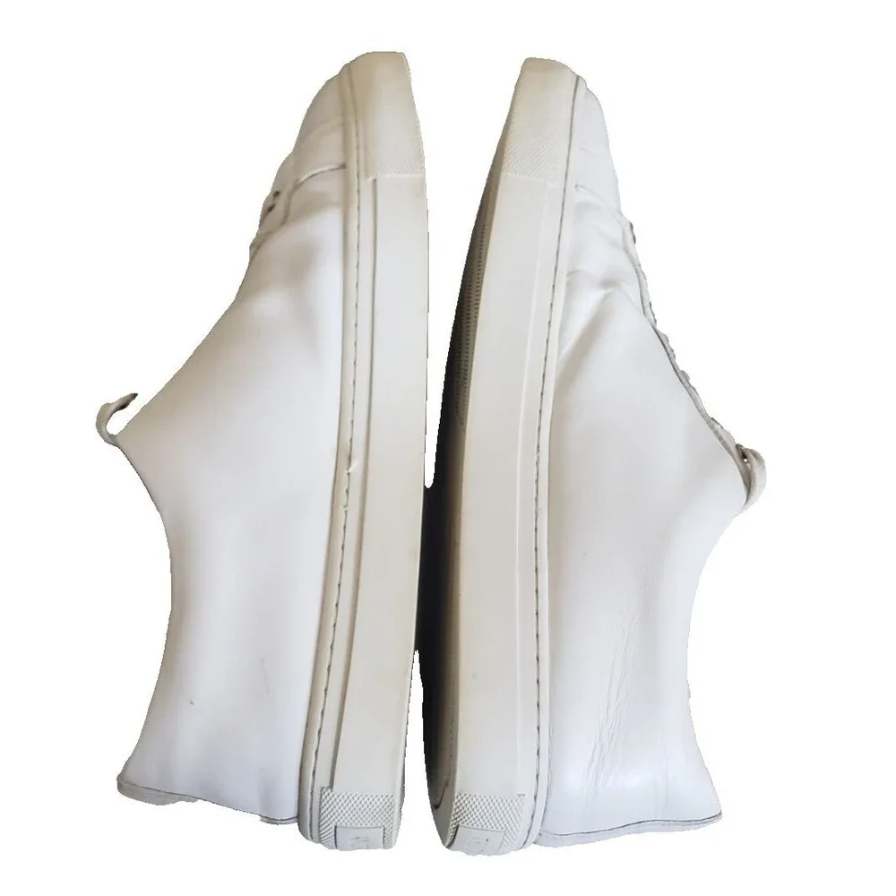 Thursday Everyday Shoes Men's Size 13 White Leather Low Top Casual Sneakers